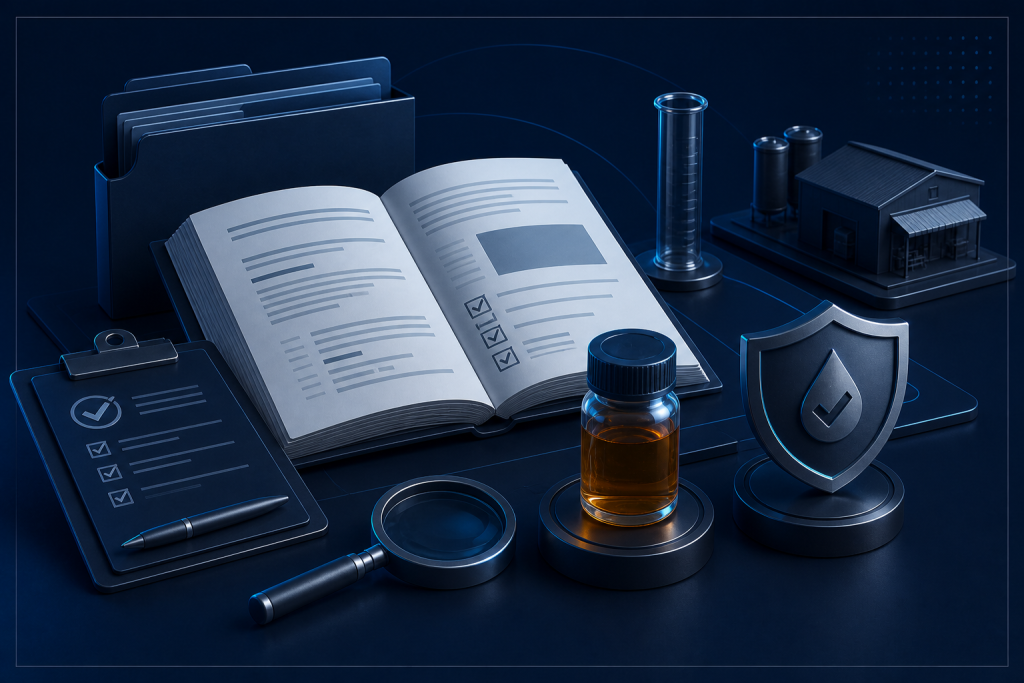 Fuel integrity guidebook, checklist, sample bottle and supplier-verification tools